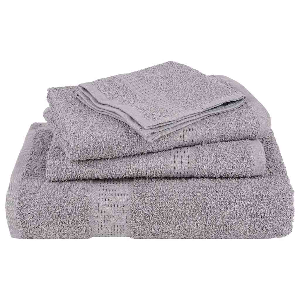 Towels "FROGN" 2 pcs Grey 100x200 cm 360 gsm