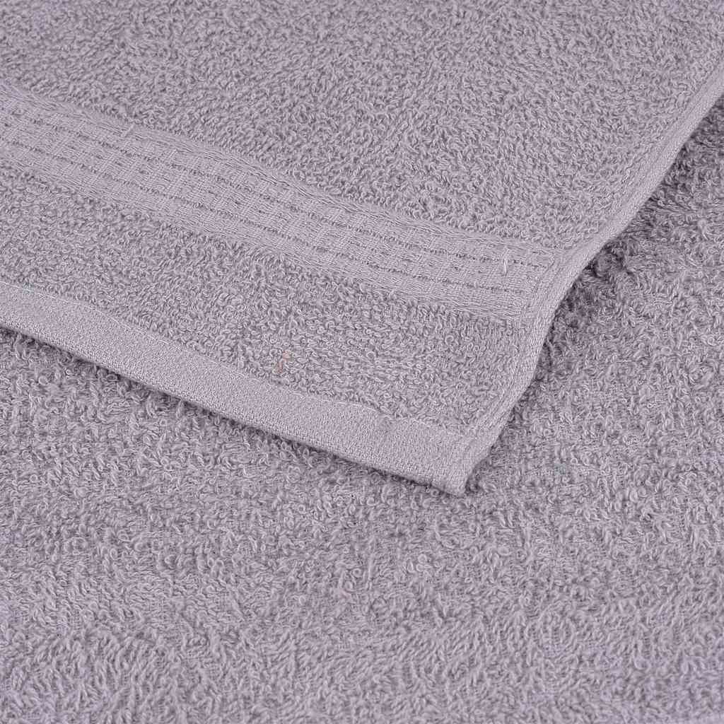 Towels "FROGN" 2 pcs Grey 100x200 cm 360 gsm