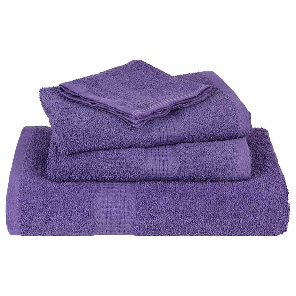Wash Towels "FROGN" 10 pcs Purple 30x30 cm 360 gsm