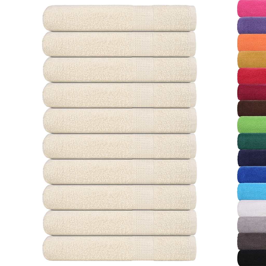 Towels "FROGN" 10 pcs Cream 100x200 cm 360 gsm