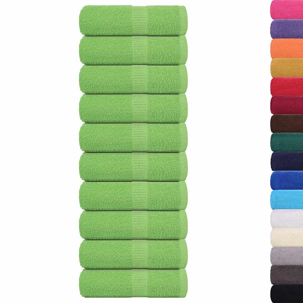 Wash Towels "FROGN" 10 pcs Apple Green 30x30 cm 360 gsm