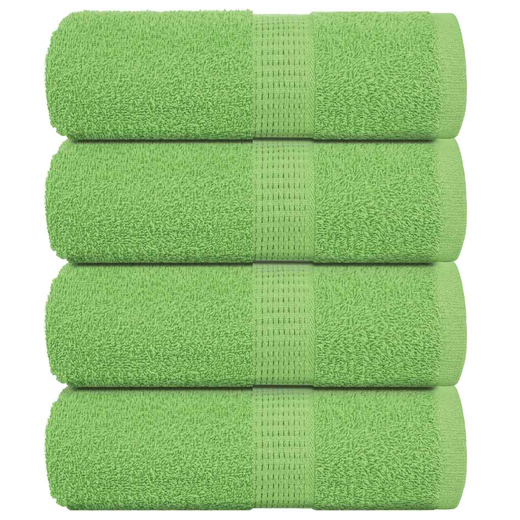 Guest Towels "FROGN" 4 pcs Apple Green 30x50 cm 360 gsm