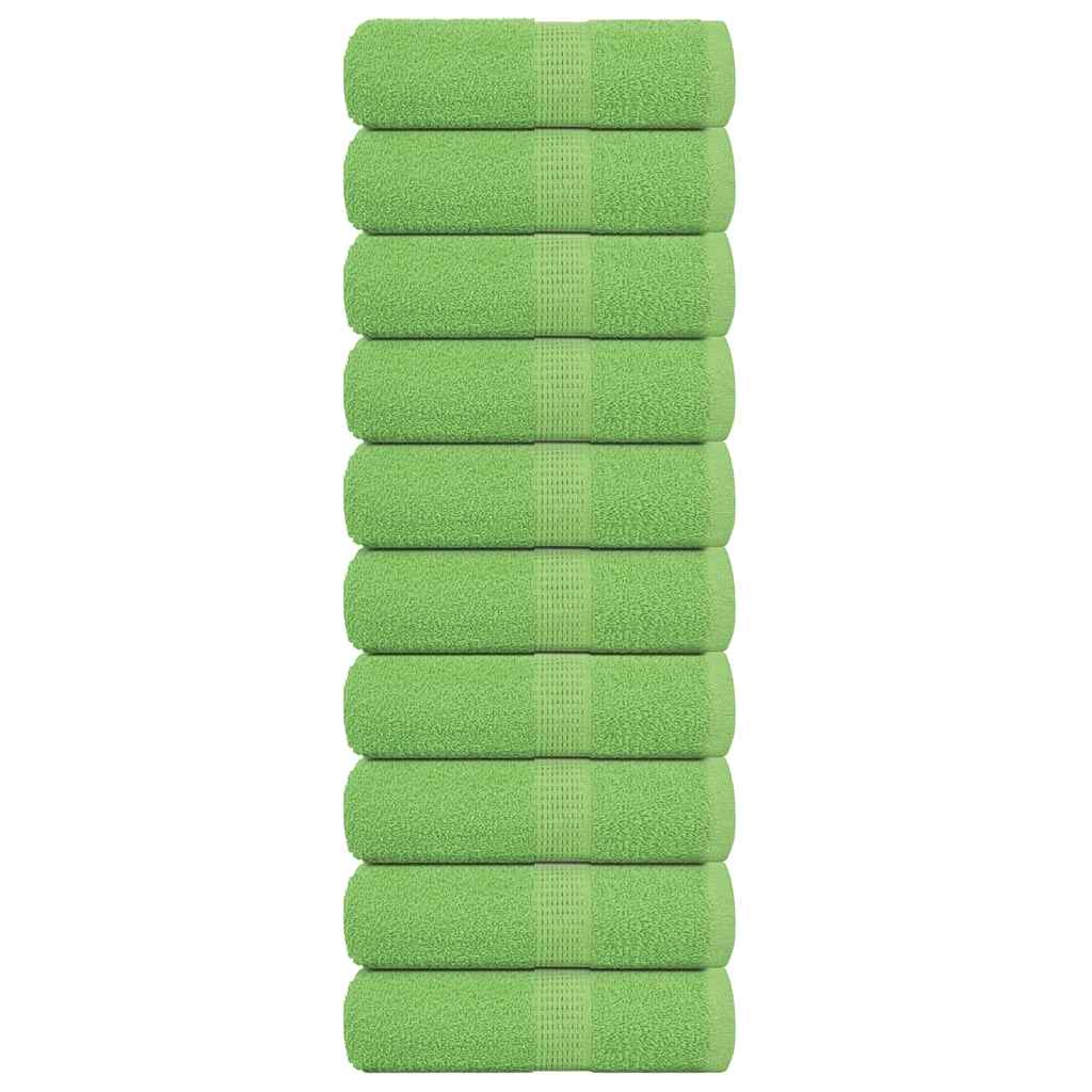 Guest Towels "FROGN" 10 pcs Apple Green 30x50 cm 360 gsm