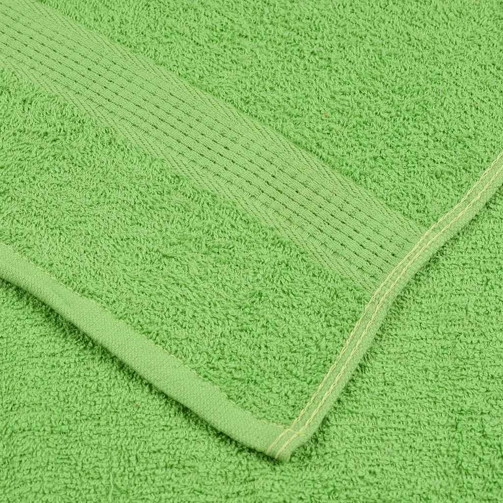 Hand Towels "FROGN" 4 pcs Apple Green 50x100 cm 360 gsm