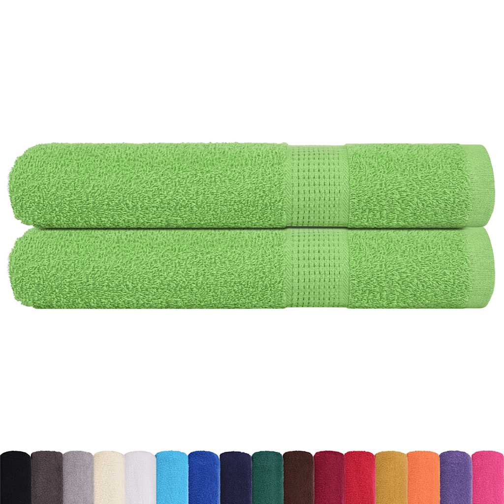 Towels "FROGN" 2 pcs Apple Green 100x200 cm 360 gsm