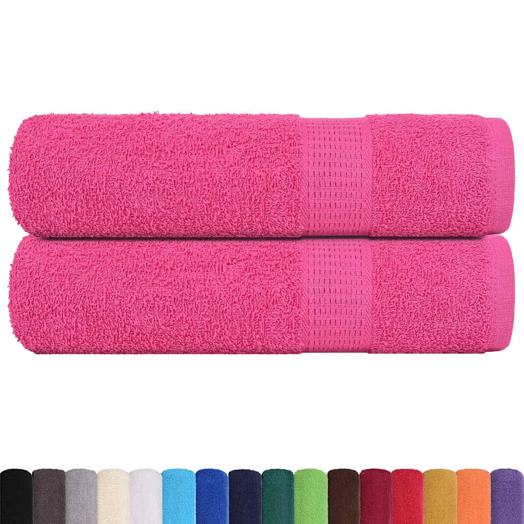Shower Towels "FROGN" 2 pcs Pink 70x140 cm 360 gsm