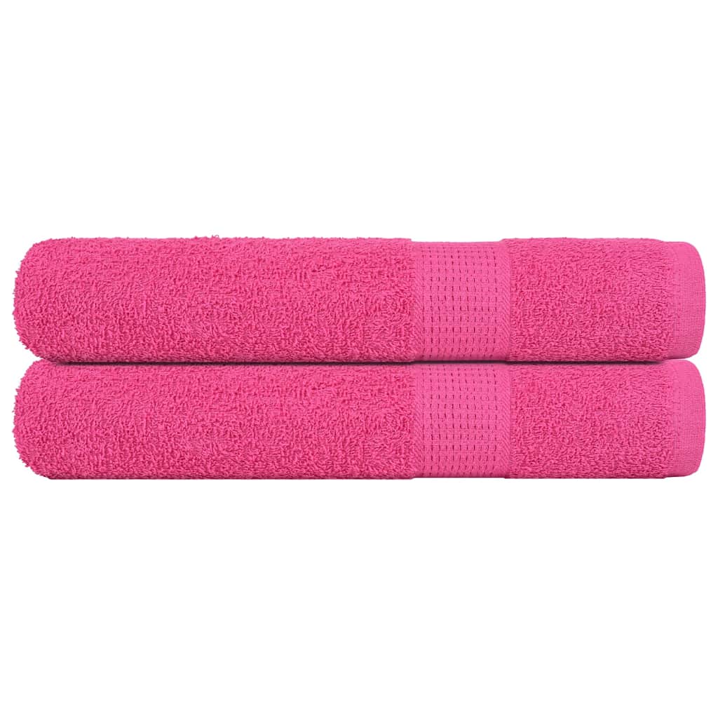 Sauna Towels "FROGN" 2 pcs Pink 80x200 cm 360 gsm