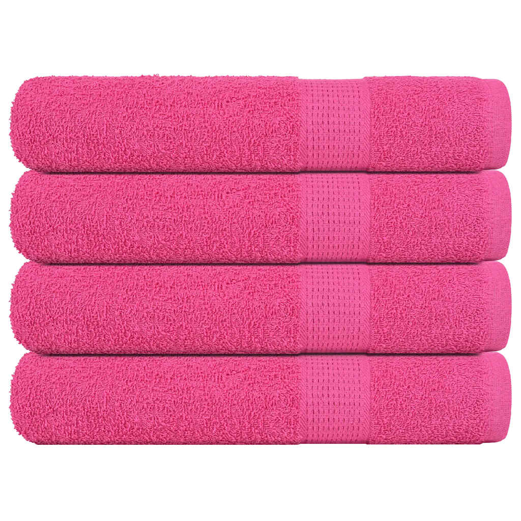 Sauna Towels "FROGN" 4 pcs Pink 80x200 cm 360 gsm