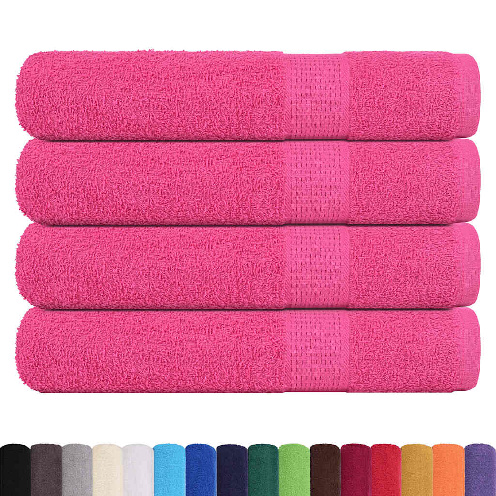 Sauna Towels "FROGN" 4 pcs Pink 80x200 cm 360 gsm
