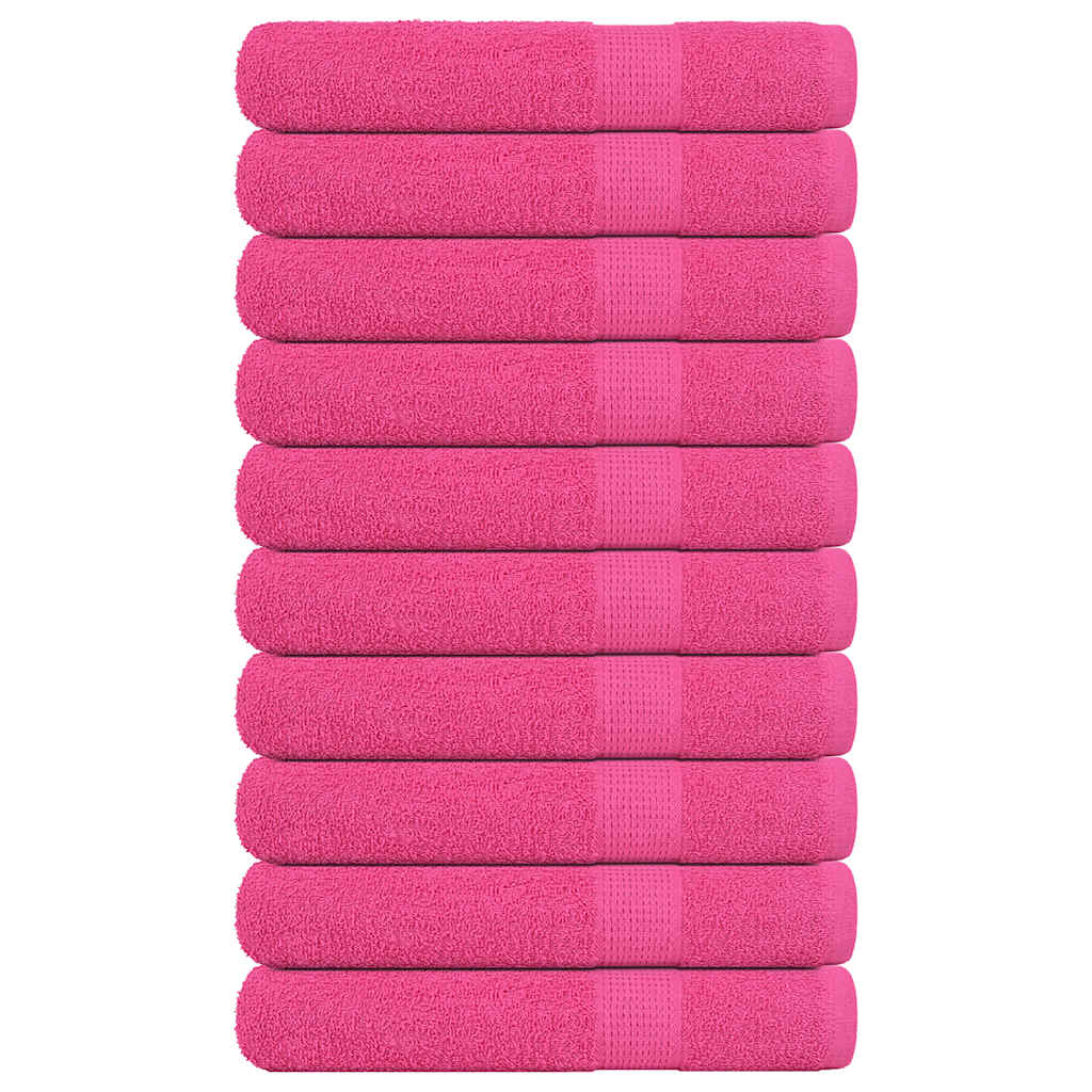 Sauna Towels "FROGN" 10 pcs Pink 80x200 cm 360 gsm