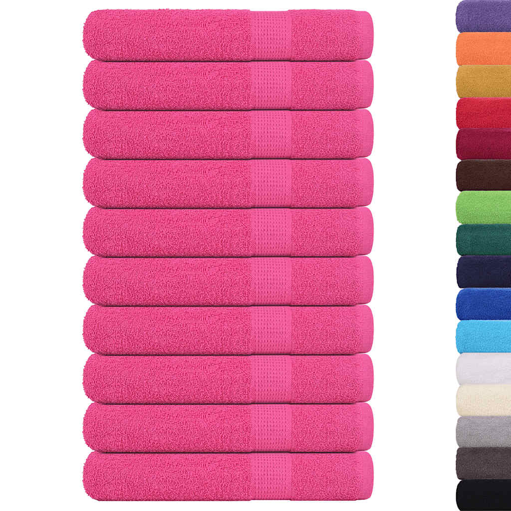 Sauna Towels "FROGN" 10 pcs Pink 80x200 cm 360 gsm