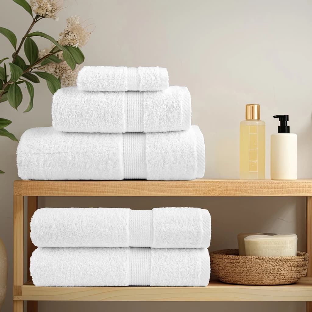 Premium Guest Towels "SOLUND" 10 pcs White 30x50 cm 600 gsm