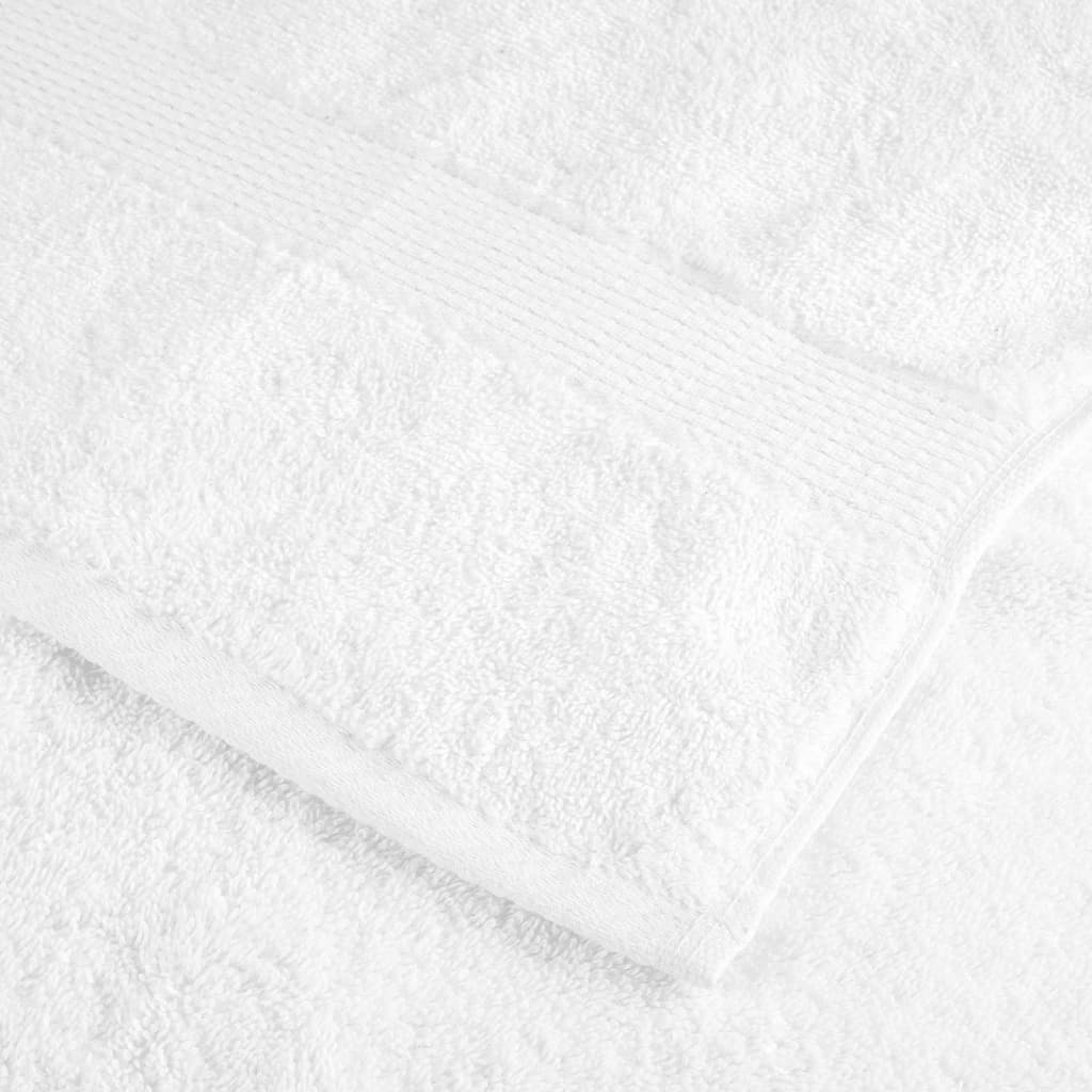 Premium Hand Towels "SOLUND" 4 pcs White 50x100 cm 600 gsm