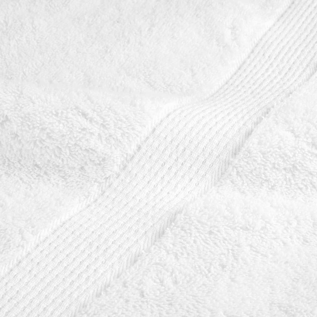 Premium Hand Towels "SOLUND" 10 pcs White 50x100 cm 600 gsm