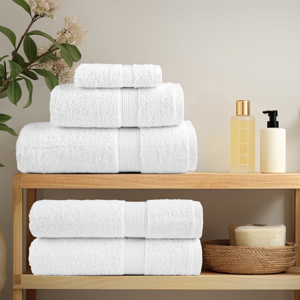 Premium Shower Towels "SOLUND" 25 pcs White 70x140 cm 600 gsm