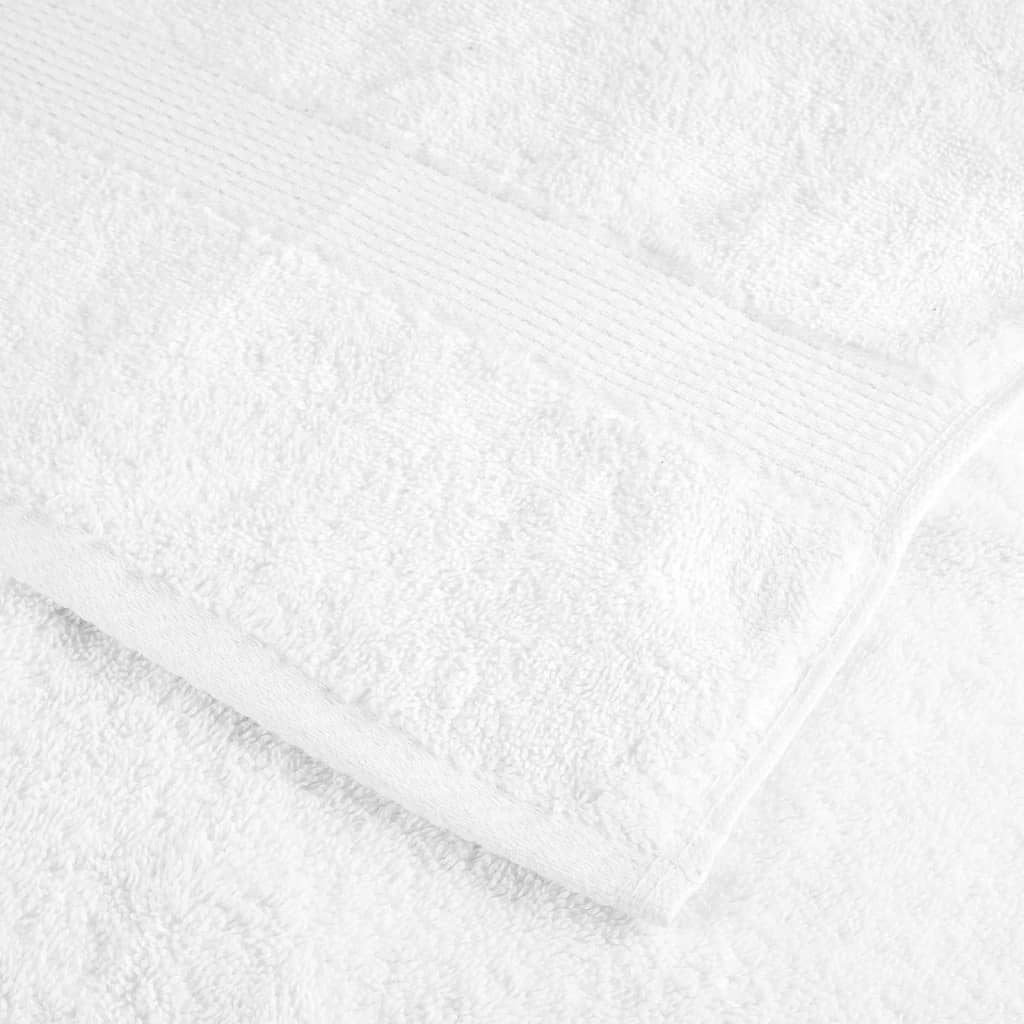 Premium Shower Towels "SOLUND" 25 pcs White 70x140 cm 600 gsm