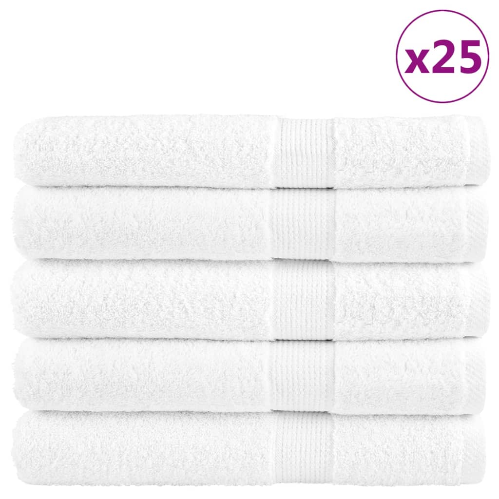 Premium Sauna Towels "SOLUND" 50 pcs White 80x200 cm 600 gsm