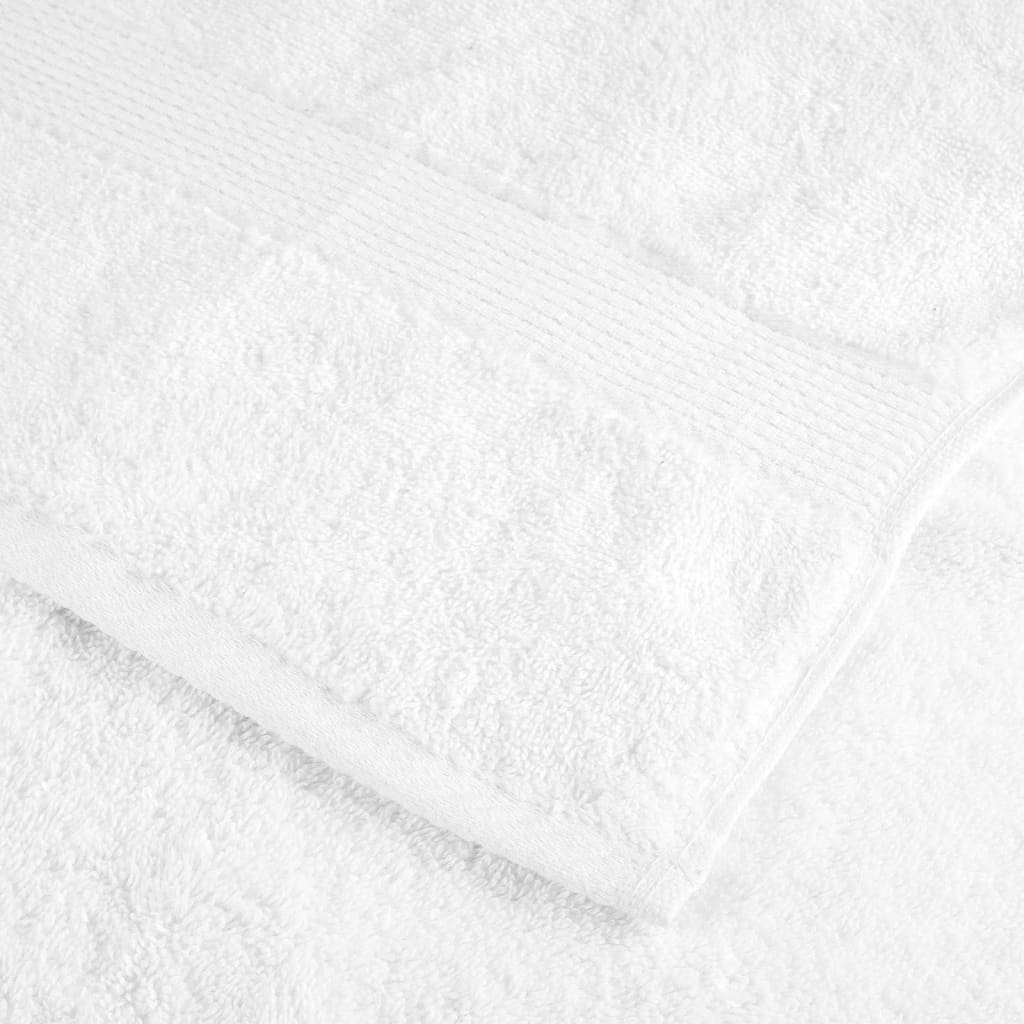 Premium Towels "SOLUND" 4 pcs White 100x200 cm 600 gsm