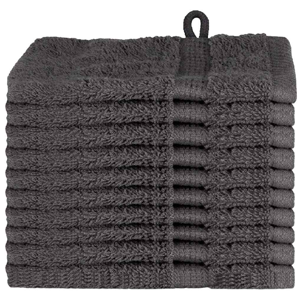 Guest Towel SOLUND 10 pcs Anthracite 15 x 21 cm 550 gsm