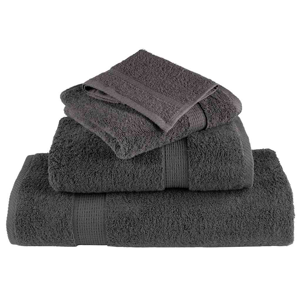 Guest Towel SOLUND 10 pcs Anthracite 15 x 21 cm 550 gsm