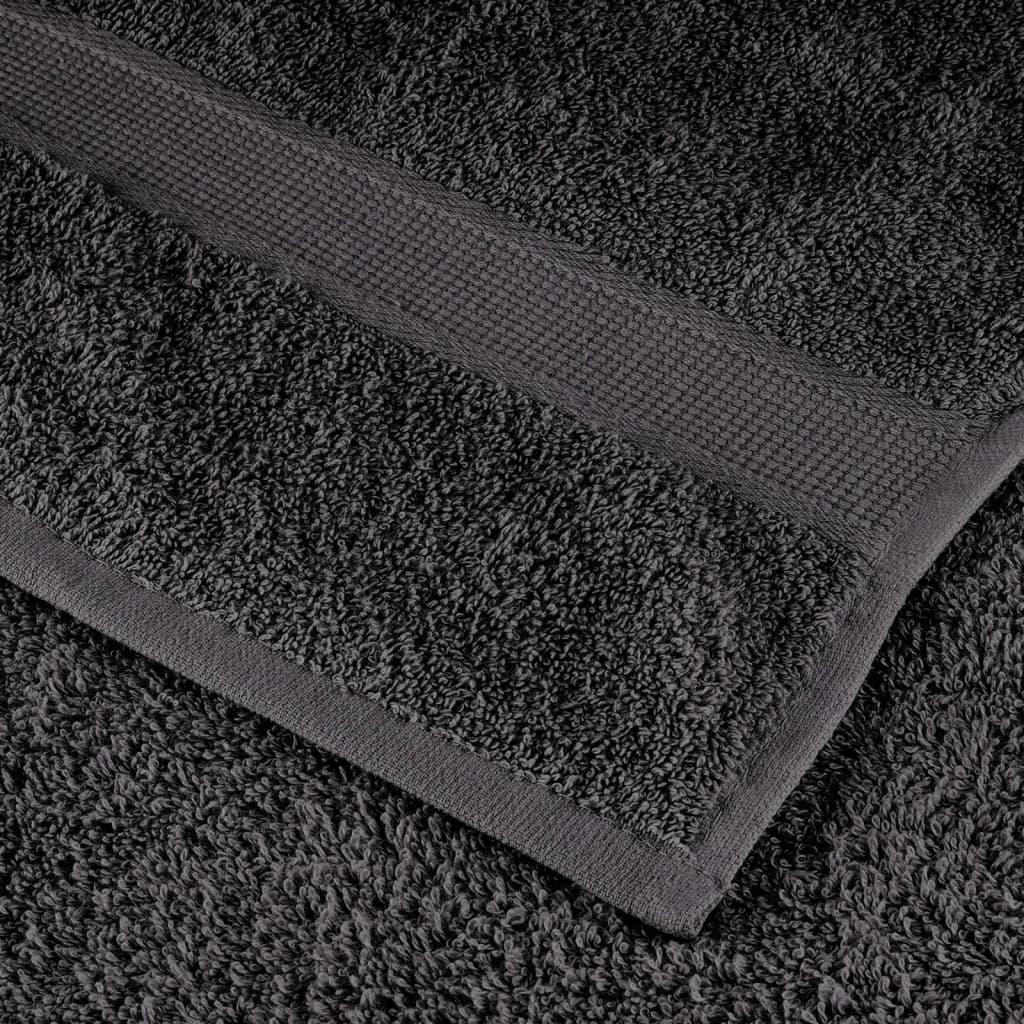 Premium Hand Towels "SOLUND" 50 pcs Anthracite 50x100 cm 600 gsm