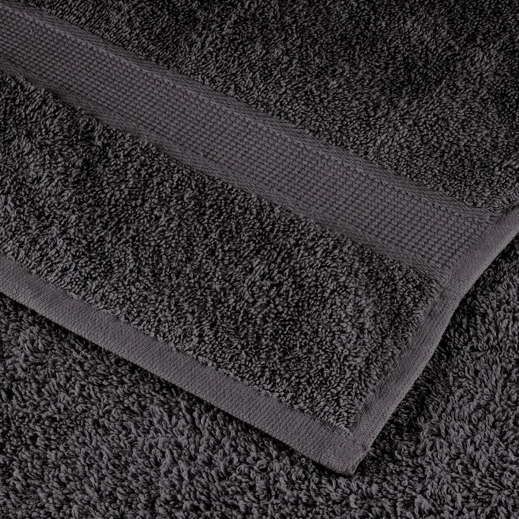 Premium Shower Towels "SOLUND" 2 pcs Anthracite 70x140 cm 600 gsm