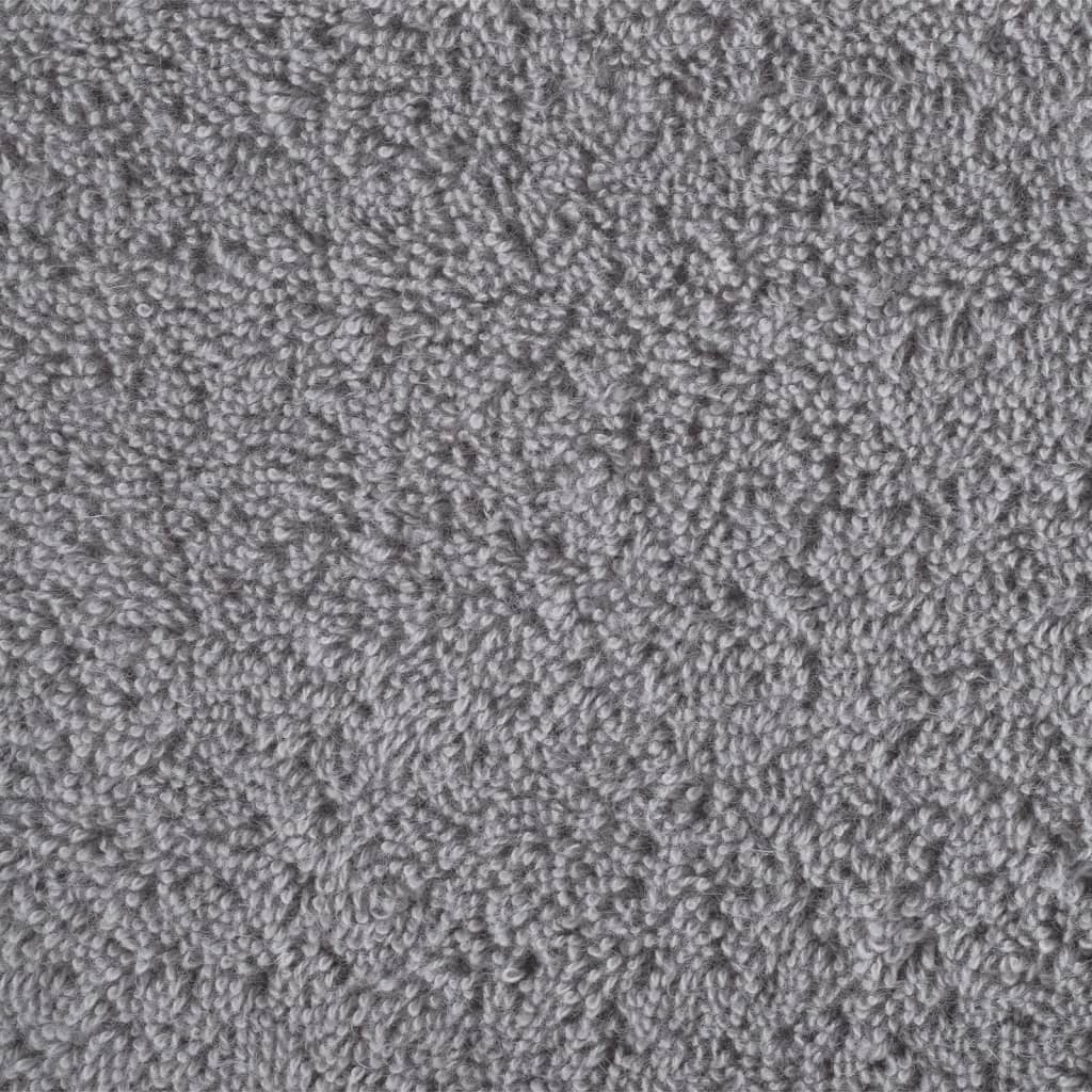 Premium Guest Towels "SOLUND" 10 pcs Grey 30x50 cm 600 gsm