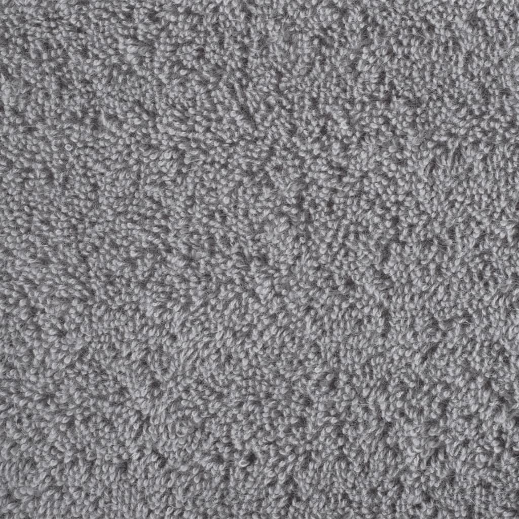 Premium Hand Towels "SOLUND" 10 pcs Grey 50x100 cm 600 gsm