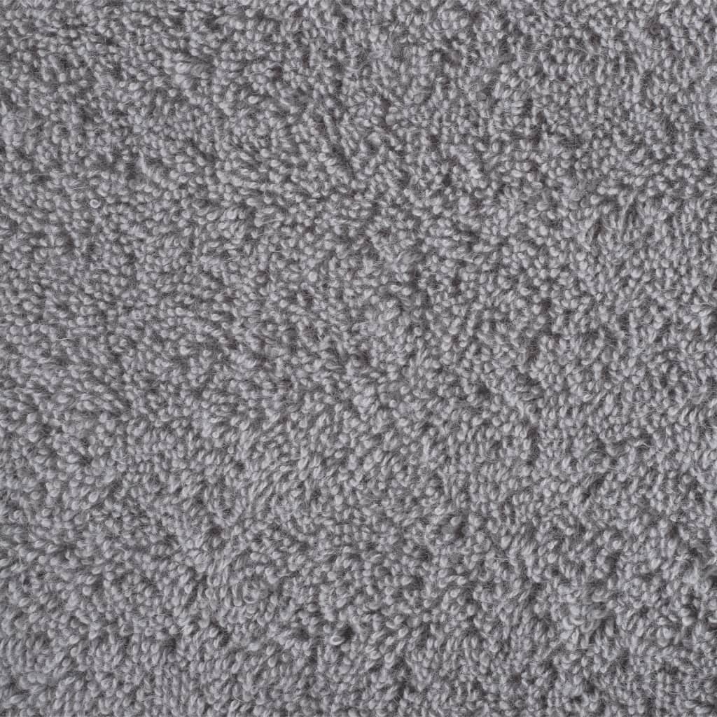 Premium Towels "SOLUND" 4 pcs Grey 100x200 cm 600 gsm