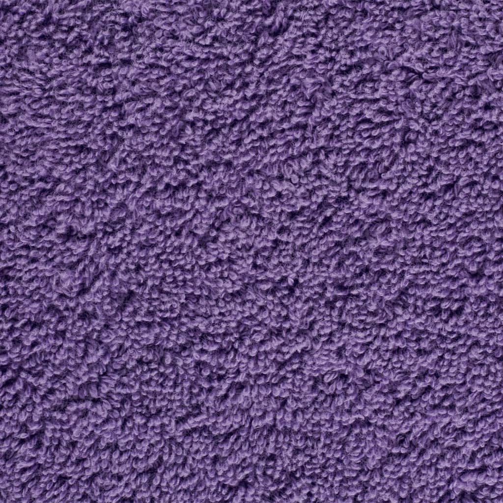 Premium Shower Towels SOLUND 4 pcs Purple 70x140 cm 600 gsm