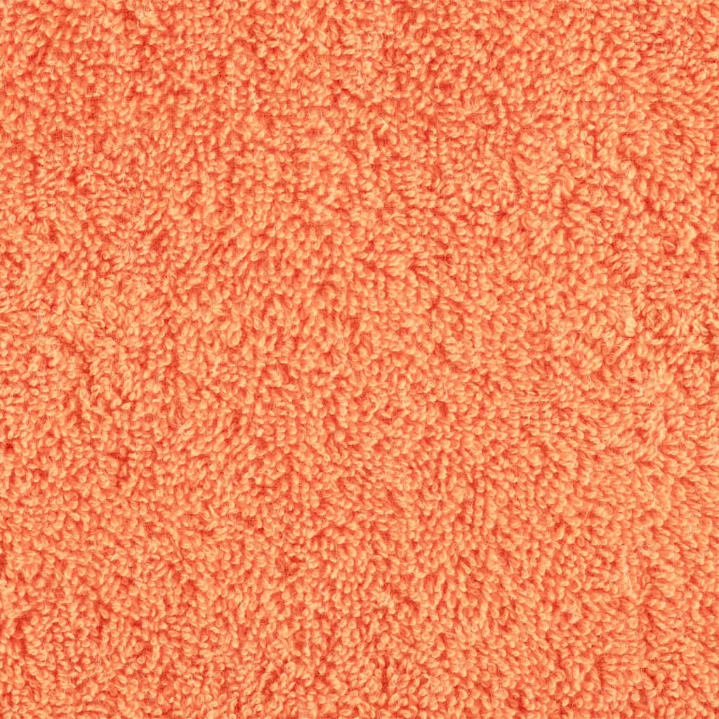 Premium Bath Towels "SOLUND" 4 pcs Orange 100x150 cm 600 gsm