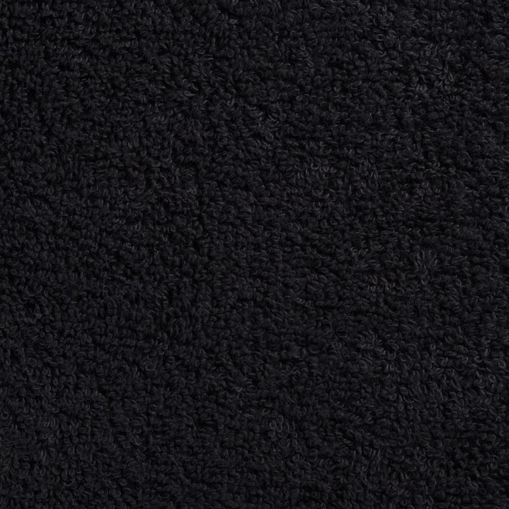 Premium Guest Towels SOLUND 10 pcs Black 30x50 cm 600 gsm
