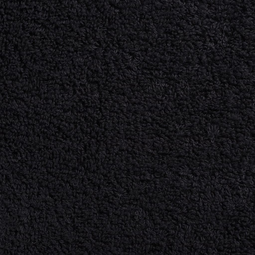 Premium Hand Towels SOLUND 10 pcs Black 50x100 cm 600 gsm