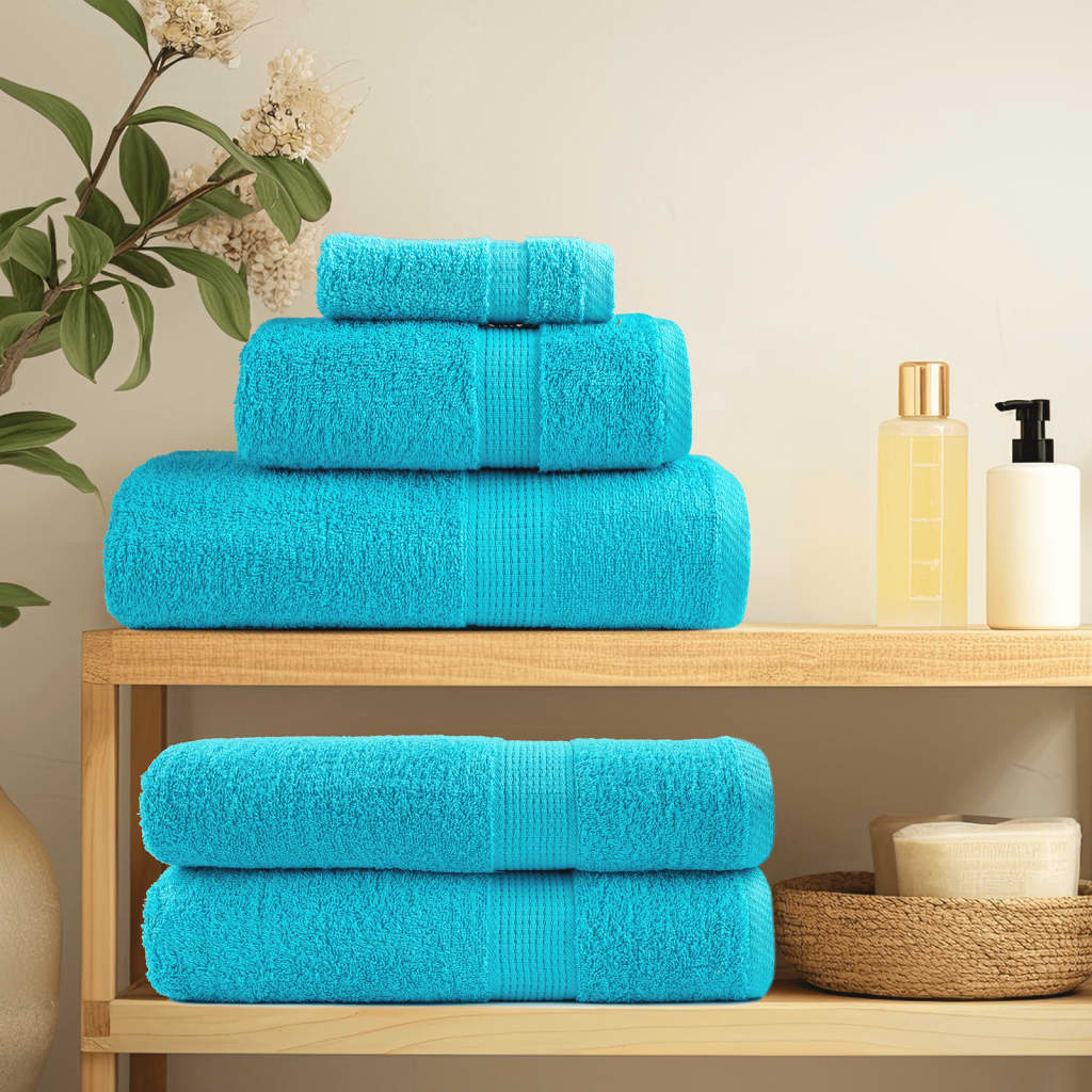 Premium Wash Towels SOLUND 10 pcs Turquoise 30x30 cm 600 gsm
