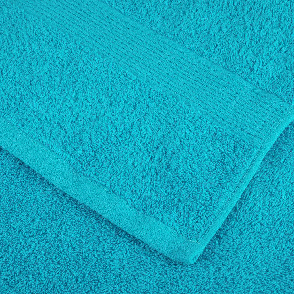 Premium Wash Towels SOLUND 10 pcs Turquoise 30x30 cm 600 gsm