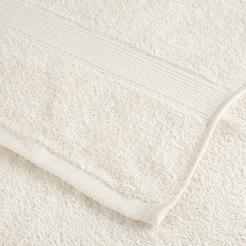 Premium Hand Towels SOLUND 4 pcs Cream 50x100 cm 600 gsm