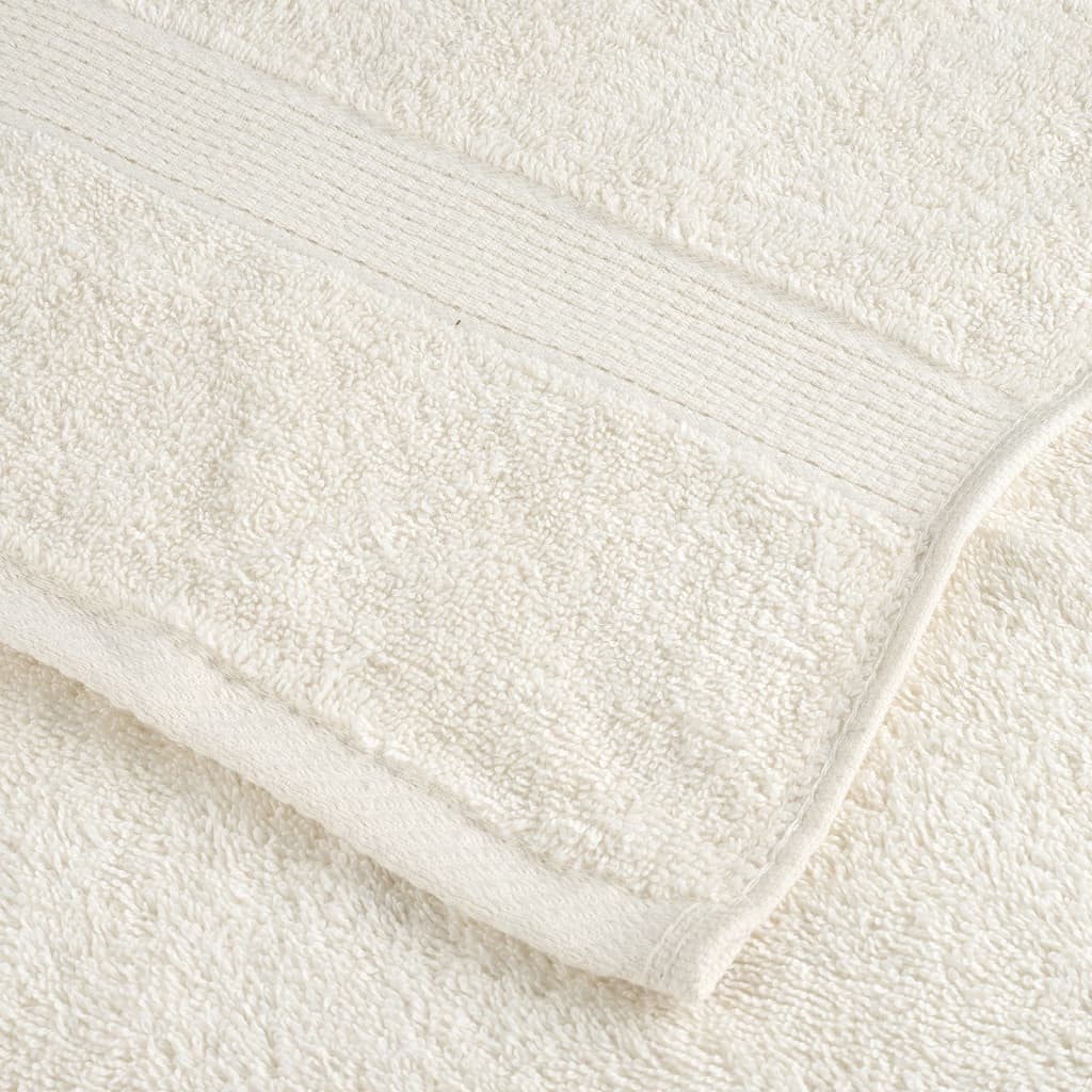 Premium Shower Towels SOLUND 4 pcs Cream 70x140 cm 600 gsm