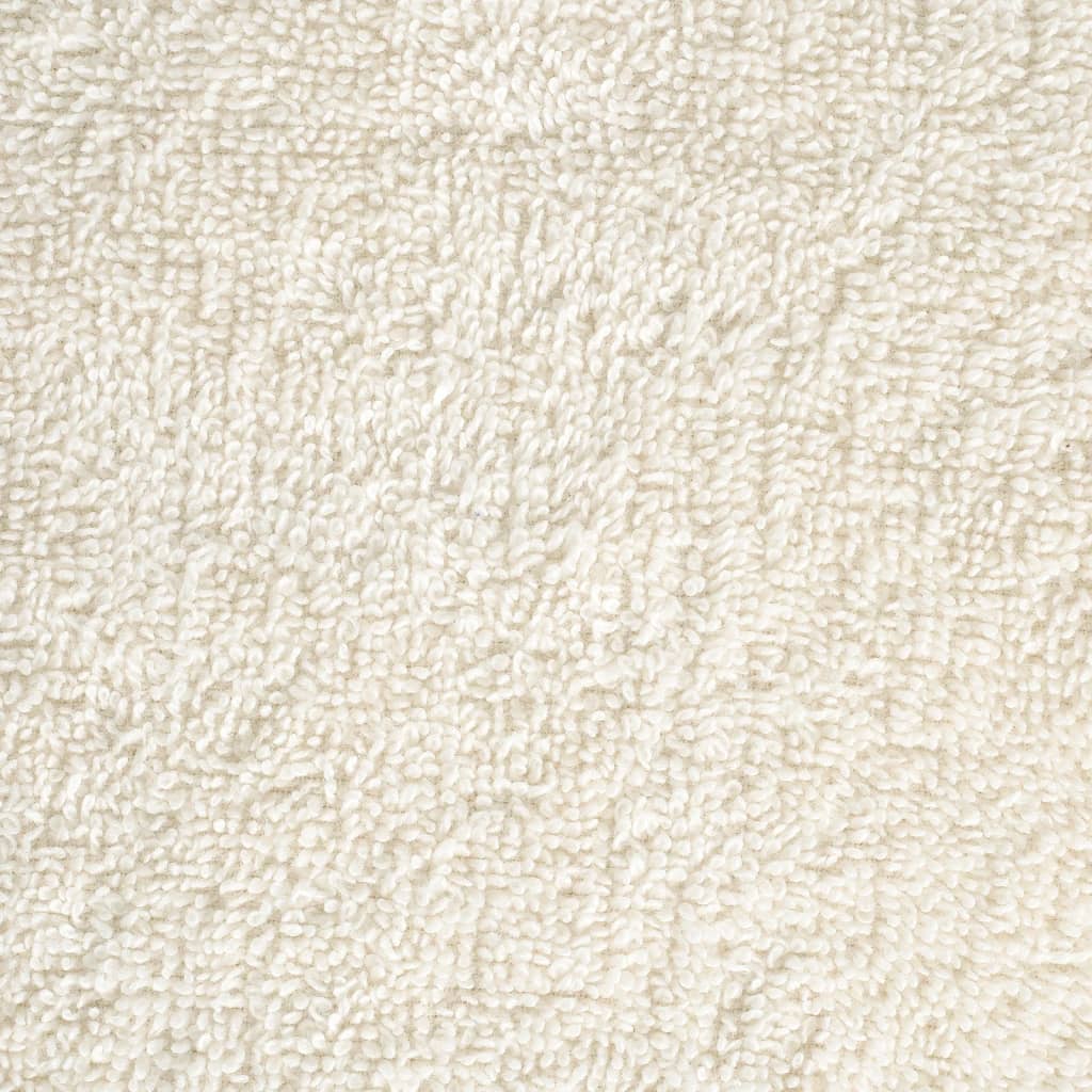 Premium Shower Towels SOLUND 10 pcs Cream 70x140 cm 600 gsm