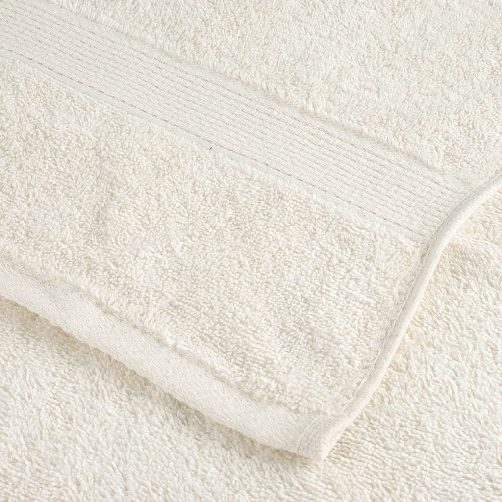 Premium Bath Towels "SOLUND" 2 pcs Cream 100x150 cm 600 gsm