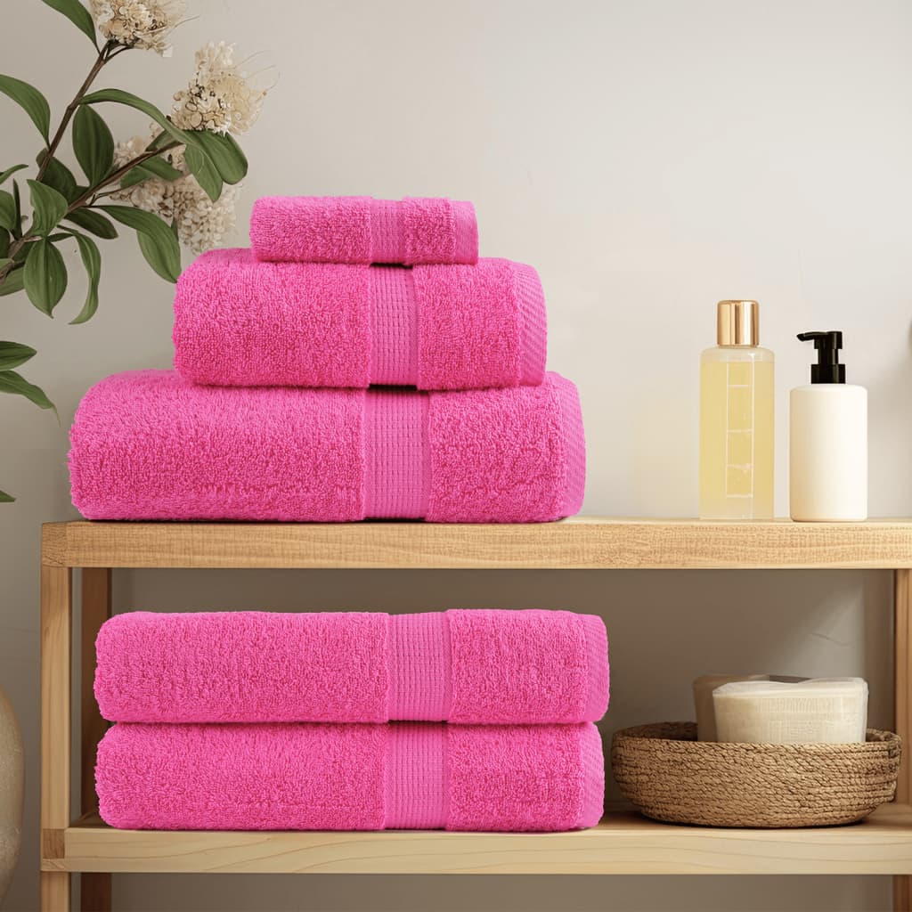Premium Wash Towels SOLUND 4 pcs Pink 30x30 cm 600 gsm