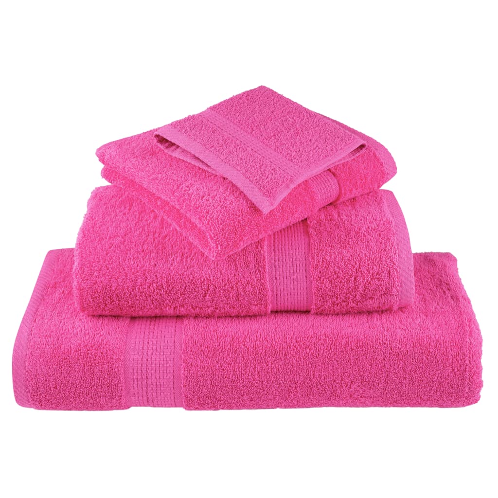 Premium Wash Towels SOLUND 4 pcs Pink 30x30 cm 600 gsm