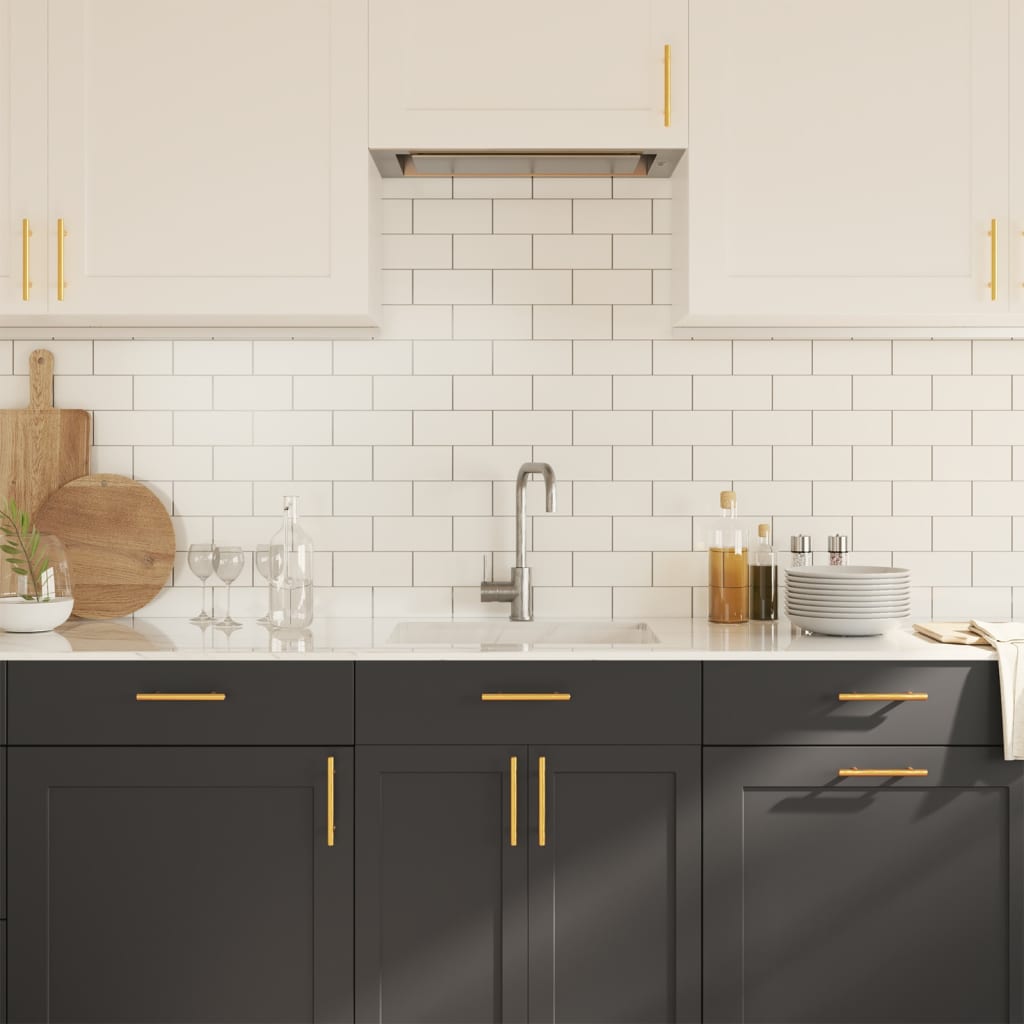Cabinet Handles 20 pcs Gold 96 mm Stainless Steel