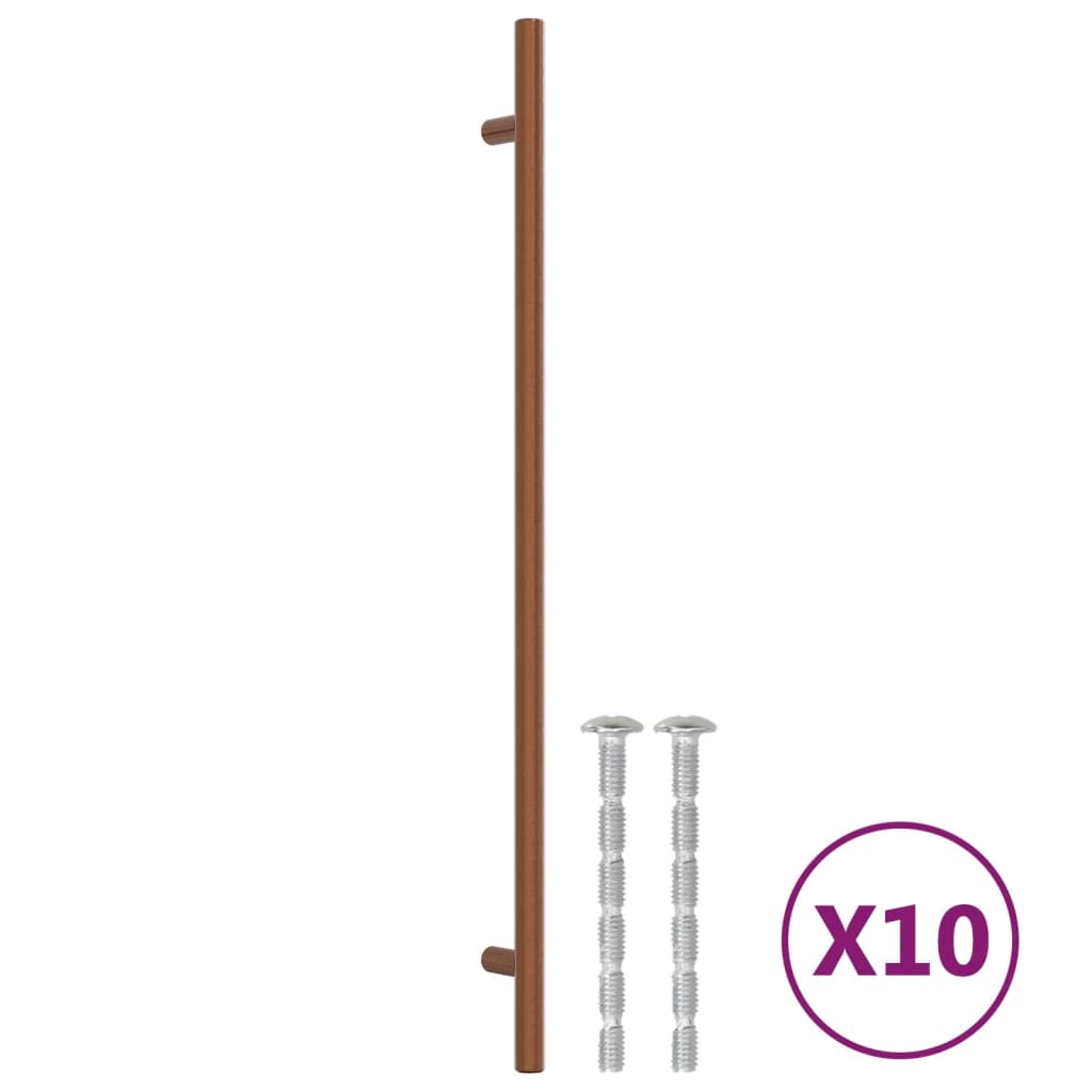 Cabinet Handles 10 pcs Bronze 320 mm Stainless Steel
