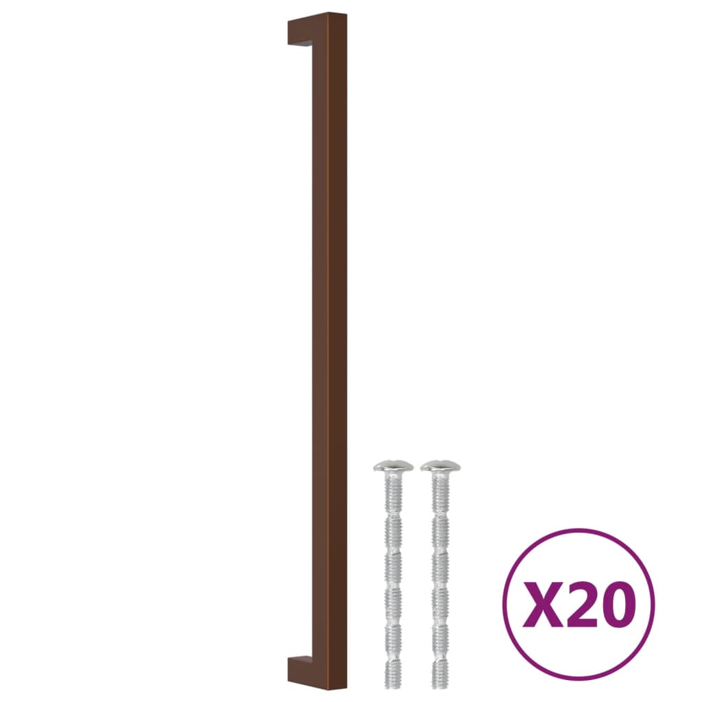 Cabinet Handles 20 pcs Bronze 320 mm Stainless Steel