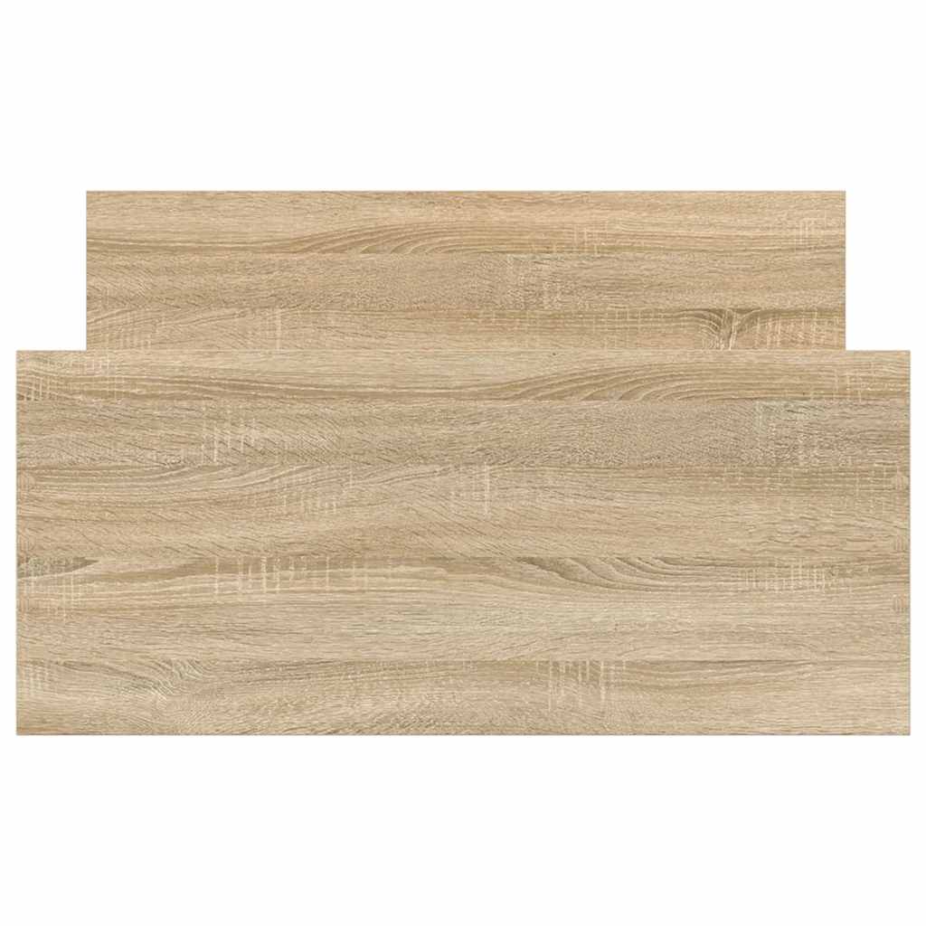Bed Frame without Mattress Sonoma Oak 90x190 cm Single Engineered Wood