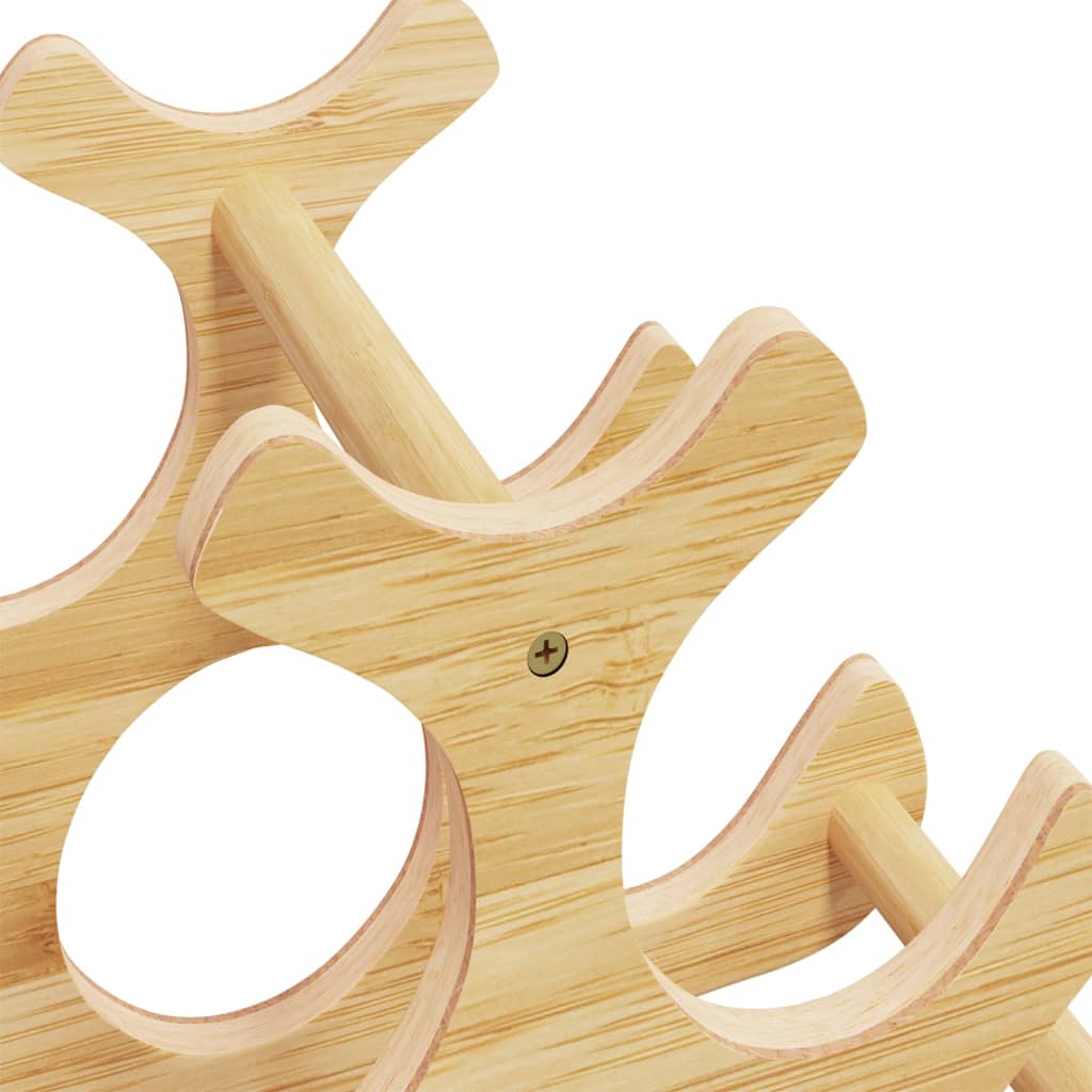 Wine Rack for 6 Bottles 35x18x25.5 cm Bamboo