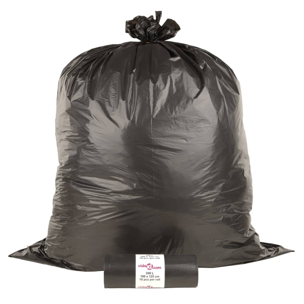 Bin Bags 150 pcs Black 240 L