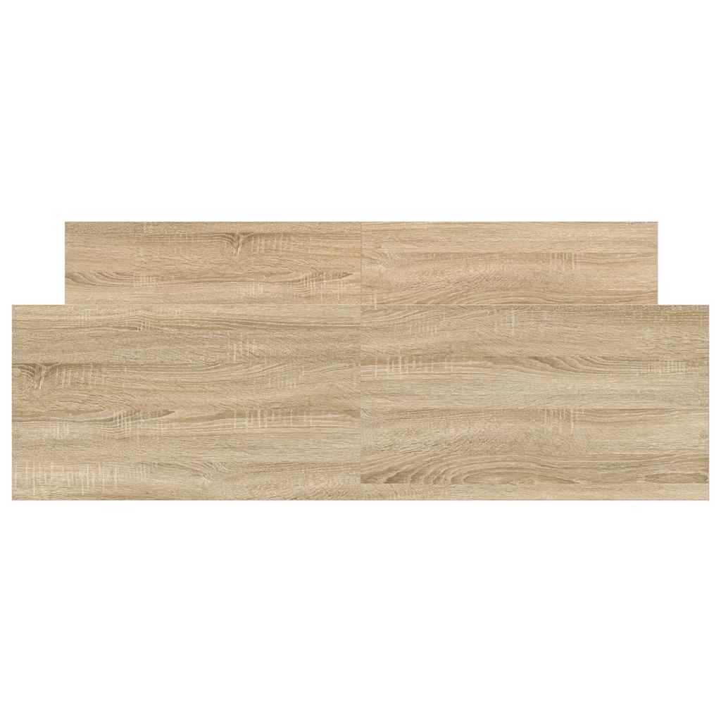 Bed Frame without Mattress Sonoma Oak 135x190 cm Double