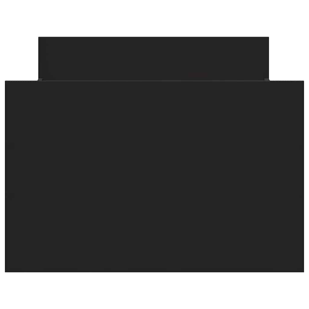 Bed Frame | Black | Engineered wood, solid pinewood, plywood | Single