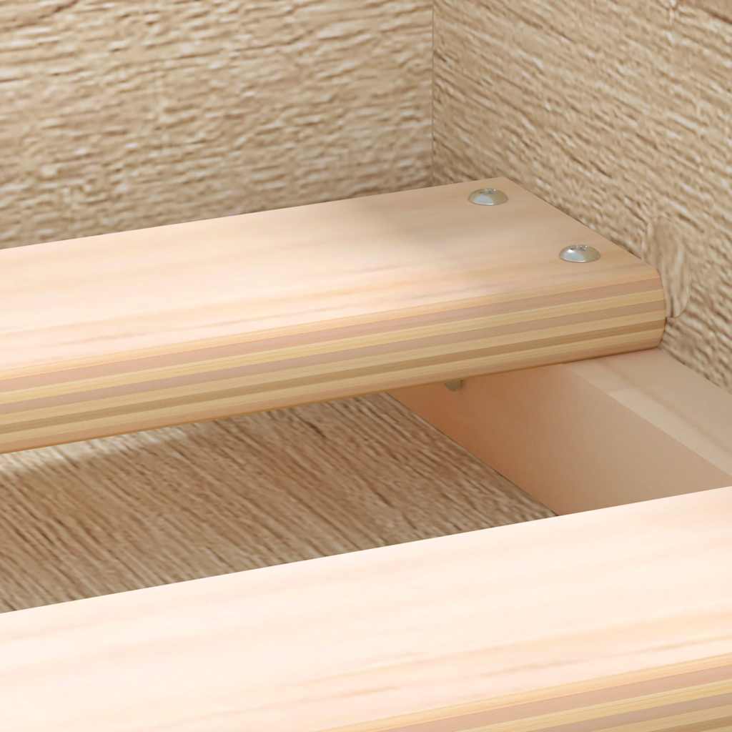 Bed Frame without Mattress Sonoma Oak 90x200 cm
